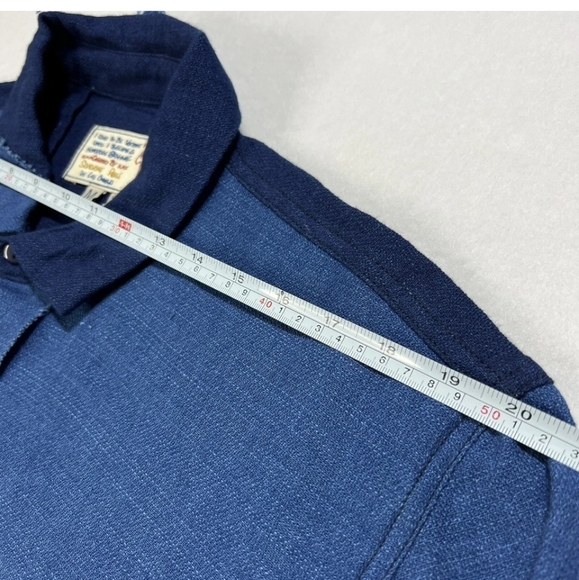 Sandrine Rose x Free People Long Shirt Women’s Small Patchwork Handmade Blue - Picture 5 of 8